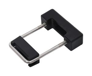U Connector with/without Plastic for Fence Post 25 Sets U Clip Garden vidaXL