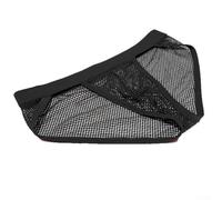 U-Convex Pouch Briefs for Men Mid-Rise Cut Breathable Sheer Mesh Fabric and High Fork Design for Everyday Mobility (XL Black)