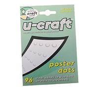 U-Craft 14mm Poster Glue Adhesive Dots 96 per pack removable peelable 201054