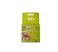 U-Craft 3D Thick Adhesive Dots Extra Strength Permanent Double Sided On A Roll Pack Of 100 (2 Packs)