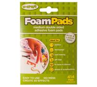 U-Craft Self Adhesive Sticky Double Sided Foam Pads 5mm X 5mm Pack Of 414