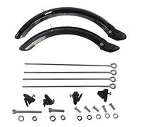 U/D Bike Fender 20inch/14inch Folding Bike MudGuard Set Front Rear MudGuard Set Tire Full Mud Guard with Mounting Screws Accessories (?20 Inch)