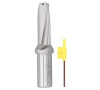 U Drill Tool Holder C25-3D22-69WC04, Carbide CNC Tool Holder for Lathe, 25mm Straight Shank with Internal Cooling System, High Precision U Drill Bar for Metalworking