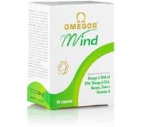 OMEGOR Mind Omega 3 and Bacopa Monnieri - Memory and Focus Supplement for Kids and Senior with Borage Oil, Zinc and Vitamin B (60 Capsules)