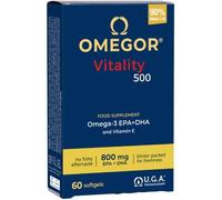 U.G.A. Nutraceuticals Omegor Vitality 500 60 Capsules