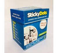 U-Glue Sticky Dots Peelable Adhesive Value Pack of 1600 x 10mm
