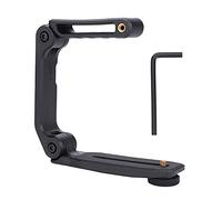 U - Grip Camera Handle, Foldable Handheld Stabilizer Holder for DSLR and Digital Video Camera, Comfortable U - Shape Grip with Built - in Hex Wrench, 1/4" Thread & Dual