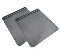 U HOME Carbon Steel Baking Sheet Set - Heavy-Duty Non-Stick Baking Pans, Oven-Safe Cookie Tray, Durable & Warp-Resistant for Roasting, Baking, and Cooking (2 PAKC)