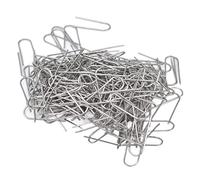 U Hooks, 200Pcs Nickel Chromium Alloy Wire Jump Hooks, U Shaped Hook U Pins Crafts for Pendants Ceramic Jewelry Glass Melting