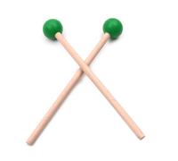U-K 18.5 cm 1 Pair Tongue Drum Sticks with Wooden Handle Professional Beater for Xylophone Marimba Percussion Musical Instruments Practical Design and Durable