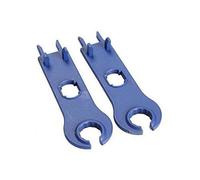 U-K 2 Pcs Durable MC4 Connector Wrenches Spanner Wrench MC4 Assembly Tool Solar PV Panels Blue