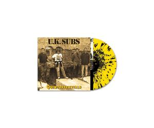 U.K. Subs - Quintessentials Ltd. Yellow w/ Black - Splattered Vinyl