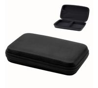 U-KIME Electronics Organizer Bag Multi-functional EVA Storage Case for Headphones, Cables, Hard Drives, Tools, Flash Drive, Power Bank, Travel Accessories(Black)