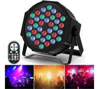U`King RGB 36 LED Stage Lights with Remote Control, 72W LED Par Can Li
