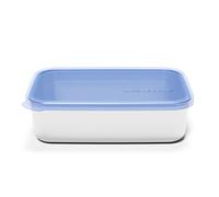 U-Konserve Rectangular Stainless Steel Food Containers with Silicone Lid, Cosmice Blue, 45 oz / 1.35 L