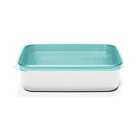 U-Konserve Rectangular Stainless Steel Food Containers with Silicone Lid, Island Teal, 45 oz / 1.35 L