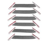 U-LACE Set of 2 Packs of Elastic No-Tie Laces Age 7 to 77 Adults and Children Grey Medium Grey