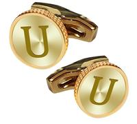 U Letter Cufflinks, Unique Character Expression, Uncommon Style Choice, Uplifting Detail, Understated Elegance Personified