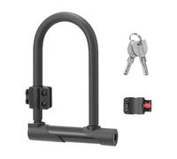 U Lock - Heavy Duty U Shape Bicycle Locke with Bracket, Sturdy Anti-Theft | Convenient Secure Locks for Bicycles Gates Fences Motorcycles Road Bike Mountain E-Bikes Scooter Garage Shed Security Unit
