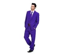 U LOOK UGLY TODAY Mens Christmas Party Suit Solid Color Leisure Suit for Holiday Party Jacket with Tie & Pants