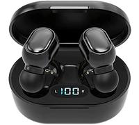 U-M 1 set of true Bluetooth stereo sound earphones, E7S 5.0 Bluetooth, with battery power display, charging case, suitable for sports, fitness and running, durable, useful and practical, nice design