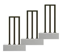 U/M-sd Indoor Balcony Railing Kit - Safe Non-Slip Metal Guardrail for Steps, Grab Bars for Corridor & Loft Access, Black 75CM (2.46FT) - Perfect for Garden Safety & Accessibility