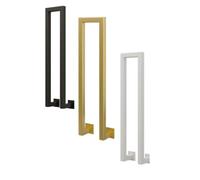 U/M Shaped Stairs Handrail - Metal Stair Railing, Side Mount Non-Slip Transitional Handrail, Disabled Indoor and Outdoor Safety Fence, Loft Hallway Step Railing Kit, Easy to I，Black U 95Cm