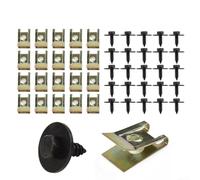 U Nut Hex Screw Fasteners for BMW Undertray 40 Pack Compatible with E34 E39 E60 F07 F10 F11