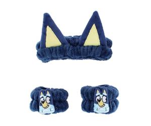 U.P.D., Inc Bluey Kids Plush Headband and Bracelet Set, Navy Blue