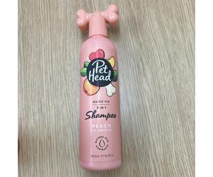(U) Pet Head Dog 2in1 Shampoo, Quick Fix, Peach and Argan Oil, 300 ml