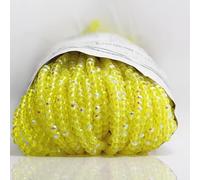 U Pick Color 1200pcs 4mm Rondelle Faceted Crystal Glass Beads Loose Spacer Round Beads for Jewelry Making (Yellow Half ab)