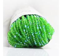 U Pick Colors 200pcs 4mm Bicone Beads Faceted Crystal Bead Glass Beads Loose Spacer Beads for DIY Jewelry Making (deep Green Half ab)