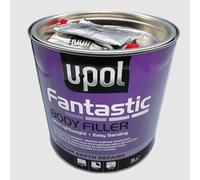 U-POL 3 x Fantastic Polyester 2K Body Filler 3 Litre For Deep Filling Or Finishing Adheres Includes Galvanised & Some Plastics Comes With 2 Hardeners & 1 Spreader