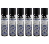 U-POL 6 x Power Can GLOSS BLACK Paint Can 500ml Aerosol UPol Powercan Gloss Black - High gloss, durable top coat Car Wheel Body Paint 6 500ml Aerosol Cans