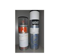 U POL AEROSOL SPRAY PAINT 400ML AND LACQUER FOR HONDA ICE BLUE B506M METALLIC