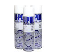 U-POL Car Paint Power Can Clear Lacquer 3 x 500 ml Aerosols Spray Cans