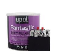 U-POL Fantastic Polyester 2K Body Filler 3 Litre For Deep Filling Or Finishing Adheres Includes Galvanised & Some Plastics Comes With 2 Hardeners & 1 Spreader