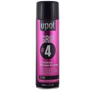 U-POL Grip#4 GRIP/AL 1K Universal Adhesion Promoter 450ml Aerosol Can clear For for paints, adhesives and sealants. Ideal for difficult to reach areas such as around door handles and sills.