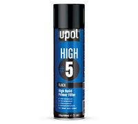 U-POL HIGH#5 - High Build Primer Filler 450 ml Aerosol, Black