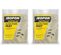 U-POL Isopon Fastglas Laminating Glass Fibre Mat 0.55 m2, White (Pack of 2)