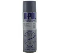 U-POL Power Can GREY PRIMER 500ml Aerosol UPol Powercan Paint Grey Primer - High build primer/filler for uneven surfaces Single 500ml Aerosol Can