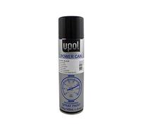 U-POL Power Can Satin Black Paint 1 x 500ml Aerosol can, durable top coat Car Wheel Body Paint Touch Up