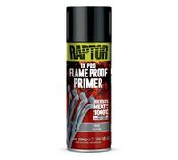 U-POL Raptor Flameproof, Fireproof, Heat Resistant up to 1000 °C, Thermal Paint Spray, Protection for Exhaust, Engine & Exhaust Manifolds from Rust, Quick Drying (Primer Grey/Grey, 336 ml)