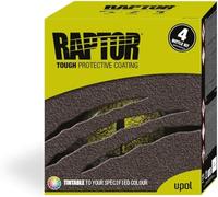 U-POL Raptor Tintable Tough Urethene Coating Truck Bed Liner Kit - Trailers Protects Against Rust/Corrosion/Salt/Damp/Extreme Temperatures Restores to an Even/Prestine Finish Colour Match