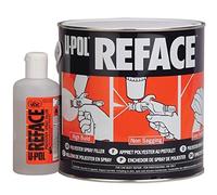 U-POL REFACE 2K Polyester Spray Filler Includes Hardener 1 Litre Reface, component, Irregular, Steel, Glass Fibre