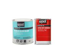 U-POL S20610 2K Direct HS Gloss Black Paint + S2031 Extra Fast Hardener 1.5L Kit UPOL