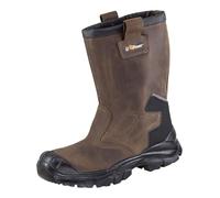 U-Power - Alaska UK Safety Boots - Wet & Cold Environments - S3 CI SRC, Brown, 10 UK