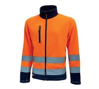 U-Power Boing Hi-Vis 1/4 Zip Fleece Work Jacket