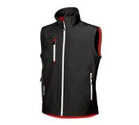 U-Power Climb Softshell Stretch Water Resistant Work Gilet Black Carbon / Small