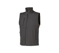 U-Power CLIMB, Unisex Jacket, Lightweight Cotton Vest, Sleeveless, Full Zip, Multi_Pockets, Stand Collar, Smart Casual Wear, Easy to Wear Coat (Grey Meteorite M)